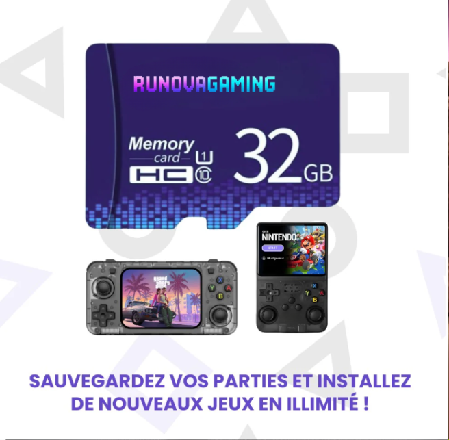 Carte SD dédiée à la console Retro RunovaGaming™
